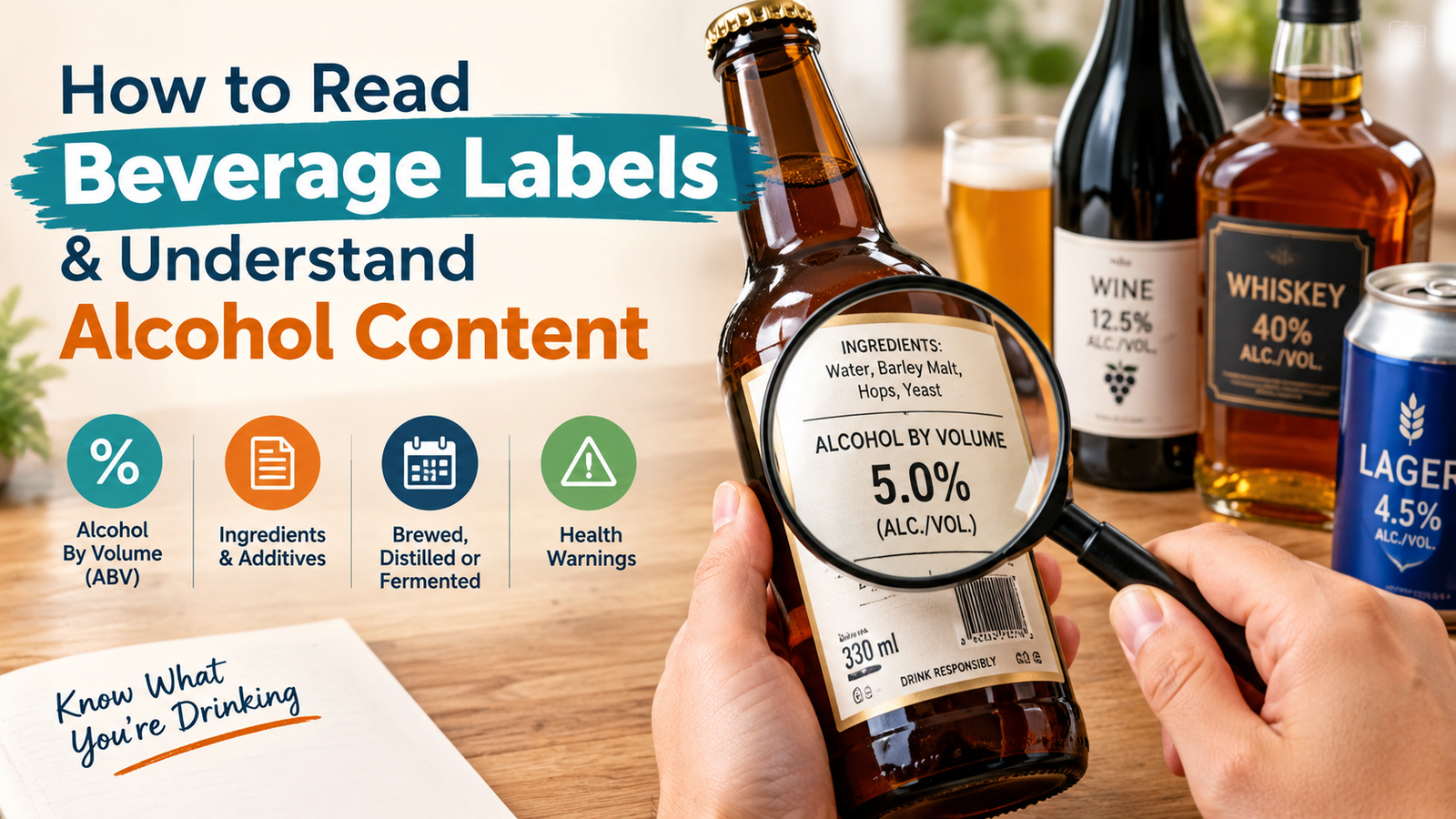 How to Read Beverage Labels and Understand Alcohol Content Responsibly